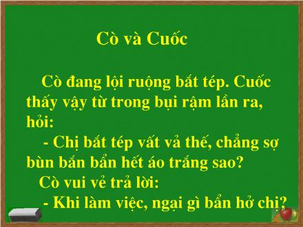 Bài giảng Chính tả Khối 2 - Bài: Cò và cuốc Bài giảng Chính tả Khối 2 - Bài: Cò và cuốc