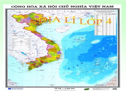Bài giảng Địa lí Lớp 4 - Bài: Ôn tập