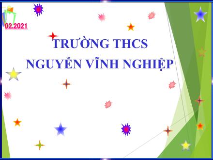 Bài giảng Hình học Lớp 6 - Bài 5: Vẽ góc cho biết số đo - Trường THCS Nguyễn Vĩnh Nghiệp Bài giảng Hình học Lớp 6 - Bài 5: Vẽ góc cho biết số đo - Trường THCS Nguyễn Vĩnh Nghiệp