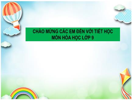 Bài giảng Hóa học Lớp 9 - Bài 35: Cấu tạo phân tử hợp chất hữu cơ