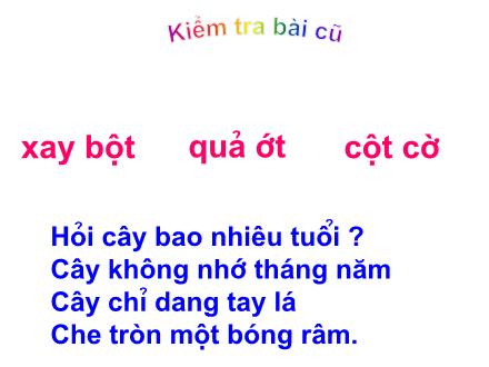 Bài giảng Học vần Lớp 1 - Bài 71: et - êt - Năm học 2011-2012