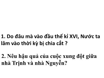 Bài giảng Lịch sử Lớp 4 - Bài: Cuộc khẩn hoang ở Đàng Trong