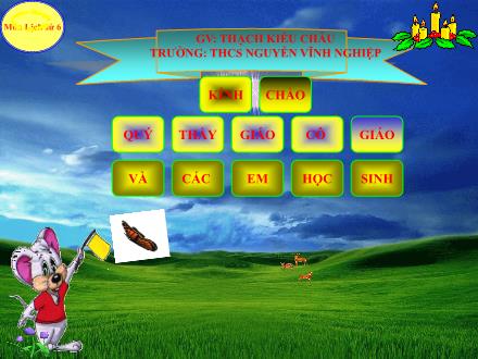 Bài giảng Lịch sử Lớp 6 - Tiết 27, Bài 24: Nước Cham-pa từ thế kỉ II đến thế kỉ X - Thạch Kiều Châu