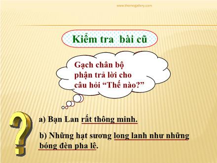 Bài giảng Luyện từ và câu Lớp 3 - Bài: Từ ngữ về các dân tộc. Luyện tập về so sánh Bài giảng Luyện từ và câu Lớp 3 - Bài: Từ ngữ về các dân tộc. Luyện tập về so sánh