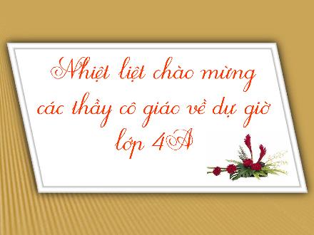 Bài giảng Luyện từ và câu Lớp 4 - Bài: Luyện tập về câu kể Ai là gì? - Phùng Trọng Nhân - Năm học 2011-2012