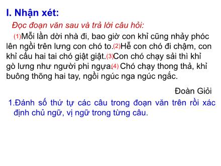 Bài giảng Luyện từ và câu Lớp 5 - Bài: Câu ghép