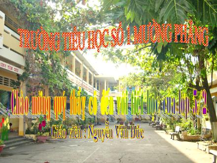 Bài giảng Luyện từ và câu Lớp 5 - Bài: Mở rộng vốn từ: Thiên nhiên - Nguyễn Văn Đức - Năm học 2010-2011 Bài giảng Luyện từ và câu Lớp 5 - Bài: Mở rộng vốn từ: Thiên nhiên - Nguyễn Văn Đức - Năm học 2010-2011