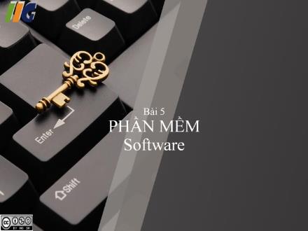 Bài giảng Máy tính căn bản - Bài 5: Phần mềm