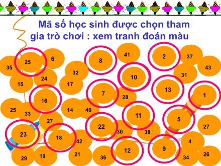 Bài giảng Mĩ thuật Lớp 2 - Bài 6: Màu sắc, cách vẽ màu vào hình có sẵn