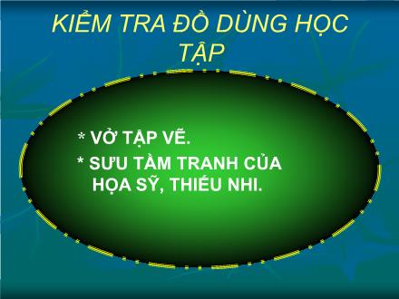 Bài giảng Mĩ thuật Lớp 2 - Bài 8: Thường thức mĩ thuật: Xem tranh Tiếng đàn bầu