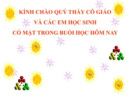 Bài giảng Mĩ thuật Lớp 5 - Tiết 11, Bài 10: Vẽ trang trí: Màu sắc