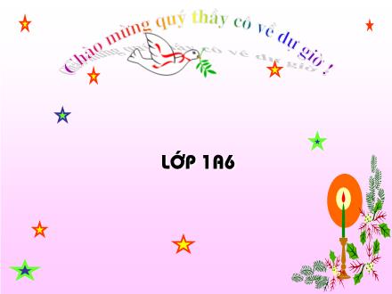 Bài giảng Tập đọc Lớp 1 - Bài: Lũy tre
