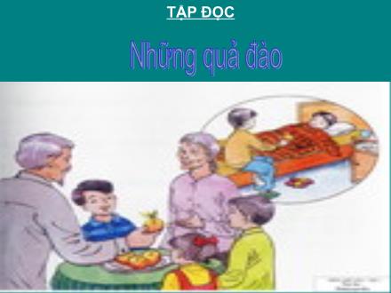 Bài giảng Tập đọc Lớp 2 - Bài: Những quả đào