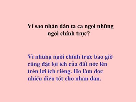 Bài giảng Tập đọc Lớp 4 - Bài: Tre Việt Nam