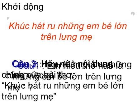 Bài giảng Tập đọc Lớp 4 - Bài: Vẽ về cuộc sống an toàn