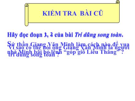 Bài giảng Tập đọc Lớp 5 - Bài: Tiếng rao đêm Bài giảng Tập đọc Lớp 5 - Bài: Tiếng rao đêm