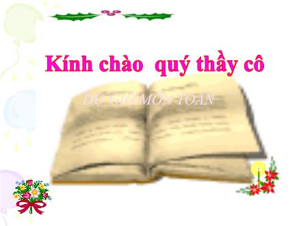 Bài giảng Toán Khối 4 - Bài: Phân số
