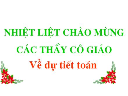 Bài giảng Toán Khối 4 - Bài: Triệu và lớp triệu