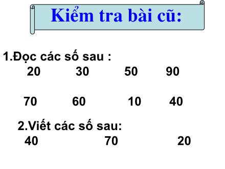 Bài giảng Toán Lớp 1 - Bài: Luyện tập (Trang 128) - Năm học 2011-2012