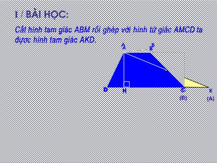 Bài giảng Toán Lớp 5 - Bài: Diện tích hình thang