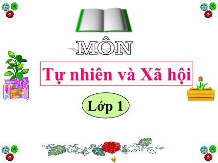 Bài giảng Tự nhiên và xã hội Lớp 1 - Bài: Ăn uống hằng ngày - Năm học 2011-2012