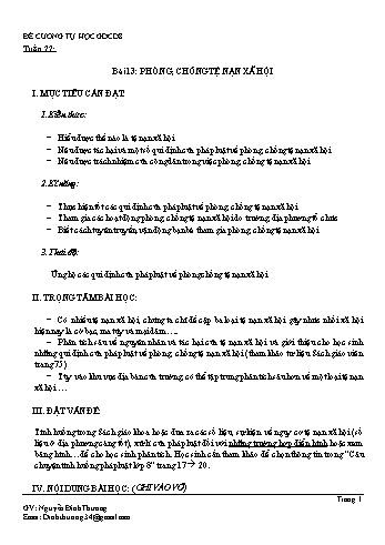 Đề cương tự học môn Giáo dục công dân Lớp 8 - Bài 13 - 16 - Nguyễn Đình Thương