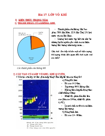 Giáo án Địa lí Lớp 6 - Bài 17+18