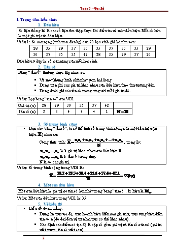 Ôn tập môn Đại số Lớp 6