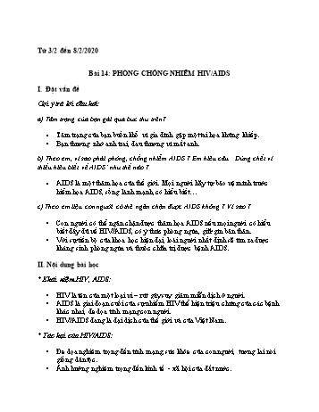 Ôn tập môn Giáo dục công dân Lớp 8 - Bài 14 - 18